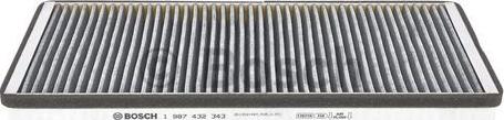 BOSCH 1 987 432 343 - Filter, kupéventilation xdelar.se