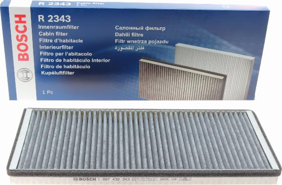 BOSCH 1 987 432 343 - Filter, kupéventilation xdelar.se