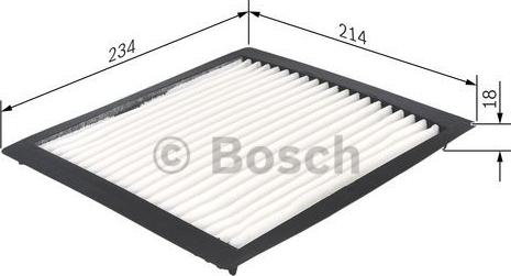 BOSCH 1 987 432 263 - Filter, kupéventilation xdelar.se