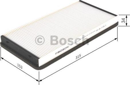 BOSCH 1 987 432 200 - Filter, kupéventilation xdelar.se