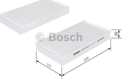 BOSCH 1 987 432 220 - Filter, kupéventilation xdelar.se