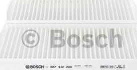 BOSCH 1 987 432 220 - Filter, kupéventilation xdelar.se