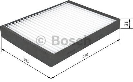 BOSCH 1 987 432 221 - Filter, kupéventilation xdelar.se