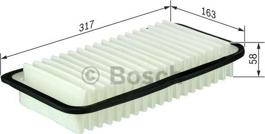 BOSCH 1 987 429 183 - Luftfilter xdelar.se