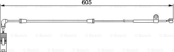 BOSCH 1 987 474 943 - Varningssensor, bromsbeläggslitage xdelar.se