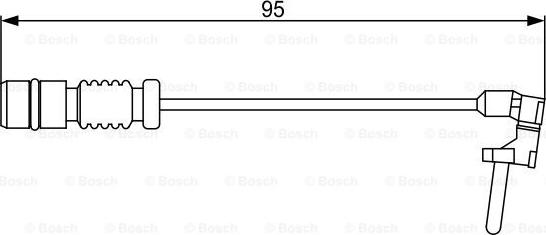 BOSCH 1 987 474 901 - Varningssensor, bromsbeläggslitage xdelar.se