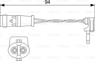 BOSCH 1 987 474 553 - Varningssensor, bromsbeläggslitage xdelar.se