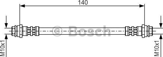 BOSCH 1 987 476 952 - Bromsslang xdelar.se