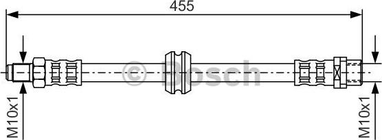 BOSCH 1 987 476 444 - Bromsslang xdelar.se