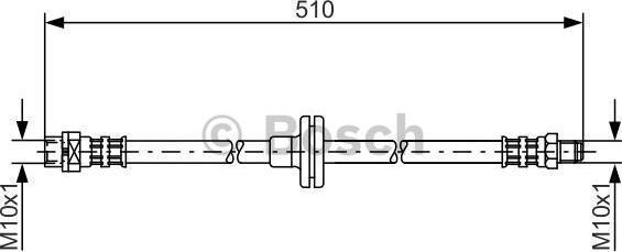 BOSCH 1 987 476 056 - Bromsslang xdelar.se