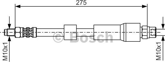 BOSCH 1 987 476 174 - Bromsslang xdelar.se