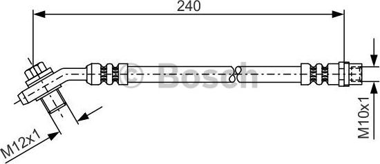 BOSCH 1 987 476 332 - Bromsslang xdelar.se