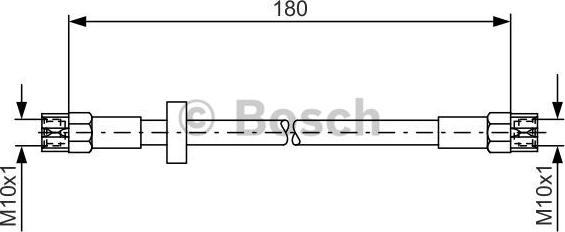 BOSCH 1 987 476 216 - Bromsslang xdelar.se