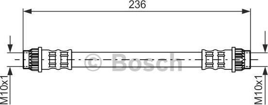 BOSCH 1 987 476 703 - Bromsslang xdelar.se