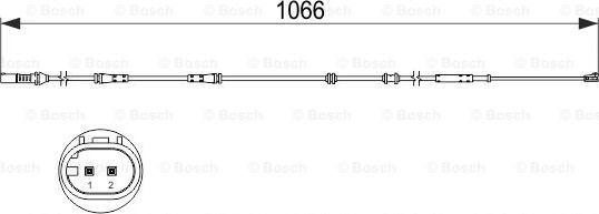 BOSCH 1 987 473 501 - Varningssensor, bromsbeläggslitage xdelar.se