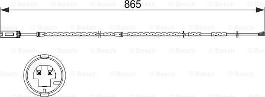 BOSCH 1 987 473 519 - Varningssensor, bromsbeläggslitage xdelar.se