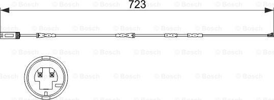 BOSCH 1 987 473 514 - Varningssensor, bromsbeläggslitage xdelar.se