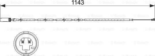 BOSCH 1 987 473 517 - Varningssensor, bromsbeläggslitage xdelar.se