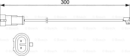 BOSCH 1 987 473 535 - Varningssensor, bromsbeläggslitage xdelar.se