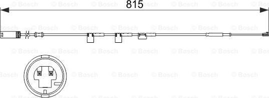 BOSCH 1 987 473 524 - Varningssensor, bromsbeläggslitage xdelar.se