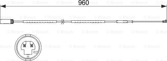 BOSCH 1 987 473 523 - Varningssensor, bromsbeläggslitage xdelar.se