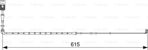 BOSCH 1 987 473 056 - Varningssensor, bromsbeläggslitage xdelar.se