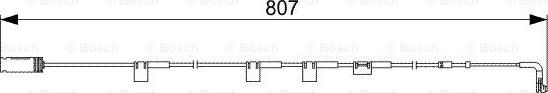 BOSCH 1 987 473 058 - Varningssensor, bromsbeläggslitage xdelar.se