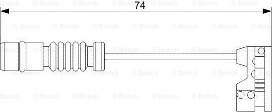 BOSCH 1 987 473 008 - Varningssensor, bromsbeläggslitage xdelar.se