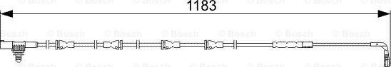 BOSCH 1 987 473 031 - Varningssensor, bromsbeläggslitage xdelar.se