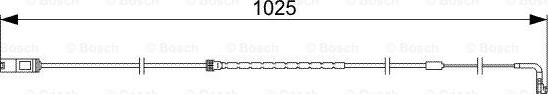 BOSCH 1 987 473 026 - Varningssensor, bromsbeläggslitage xdelar.se