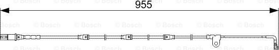 BOSCH 1 987 473 028 - Varningssensor, bromsbeläggslitage xdelar.se