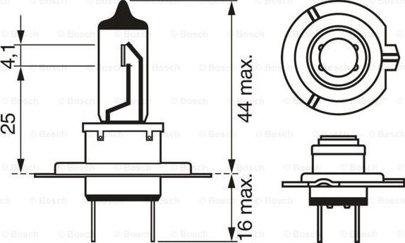 BOSCH 1 987 301 110 - Glödlampa, fjärrstrålkastare xdelar.se