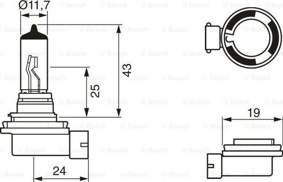 BOSCH 1 987 302 085 - Glödlampa, fjärrstrålkastare xdelar.se