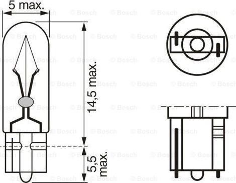 BOSCH 1 987 302 208 - Glödlampa, innerbelysning xdelar.se