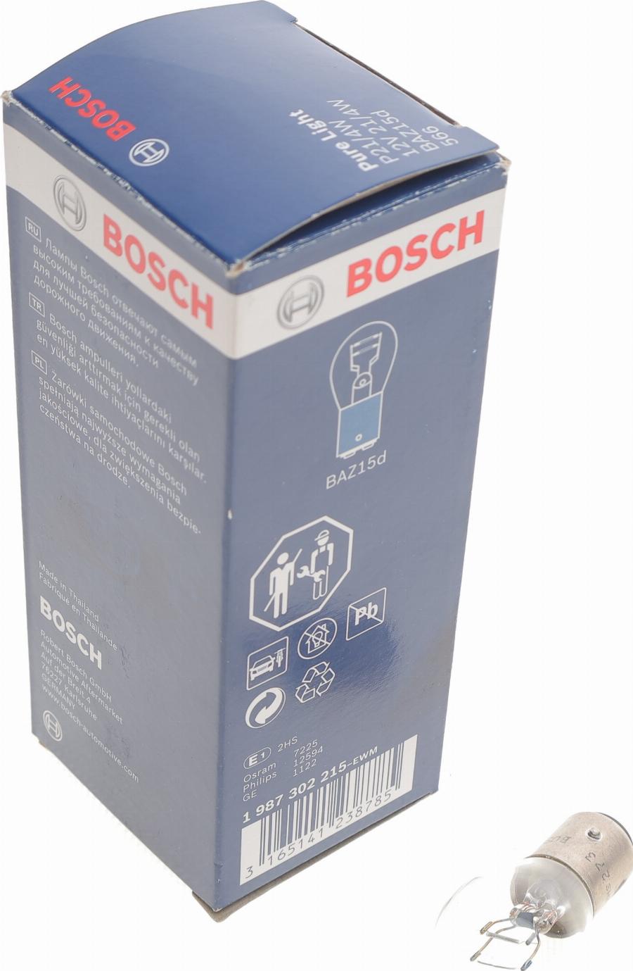 BOSCH 1987302215 - Glödlampa, bromsljus xdelar.se