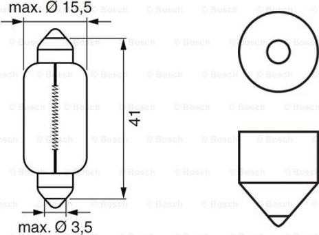 BOSCH 1 987 302 230 - Glödlampa xdelar.se