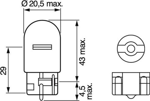 BOSCH 1 987 302 222 - Glödlampa, blinker xdelar.se