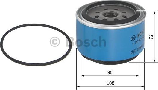 BOSCH 1 457 434 450 - Bränslefilter xdelar.se