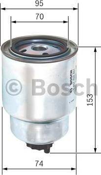 BOSCH 1 457 434 451 - Bränslefilter xdelar.se