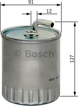 BOSCH 1 457 434 416 - Bränslefilter xdelar.se