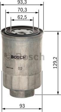 BOSCH 1 457 434 438 - Bränslefilter xdelar.se