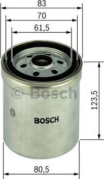 BOSCH 1 457 434 154 - Bränslefilter xdelar.se