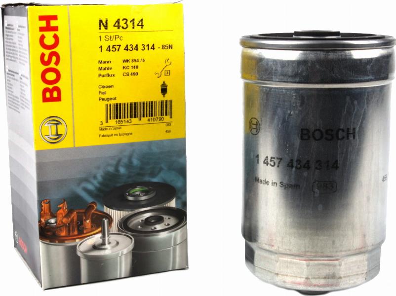 BOSCH 1 457 434 314 - Bränslefilter xdelar.se