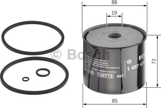 BOSCH 1 457 434 201 - Bränslefilter xdelar.se