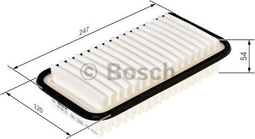 BOSCH 1 457 433 972 - Luftfilter xdelar.se