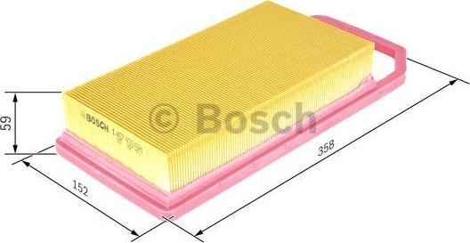 BOSCH 1 457 433 591 - Luftfilter xdelar.se