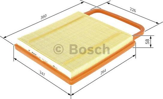 BOSCH 1 457 433 574 - Luftfilter xdelar.se