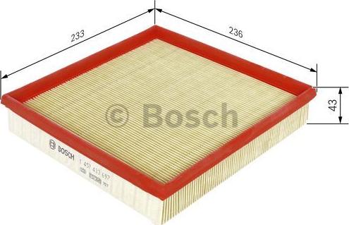 BOSCH 1 457 433 697 - Luftfilter xdelar.se