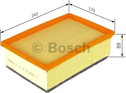 BOSCH 1 457 433 098 - Luftfilter xdelar.se