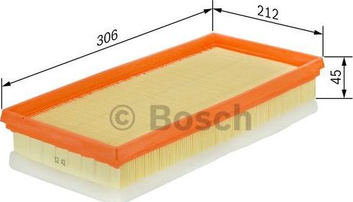 BOSCH 1 457 433 089 - Luftfilter xdelar.se